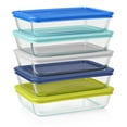thumbnail image 1 of Pyrex Simply Store 10-piece Meal Prep Rectangular Glass Storage Set, 1 of 8