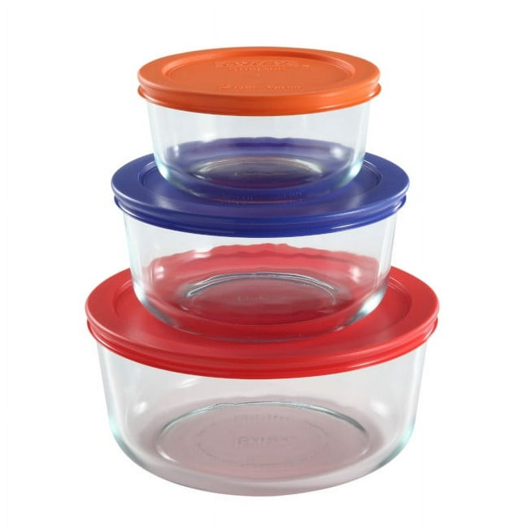 Pyrex Simply Store 6-Piece Glass Food Storage Container Set Value