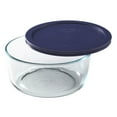 thumbnail image 1 of Pyrex Simply Store 7-Cup Round Glass Food Storage Dish,Blue, 1 of 6
