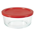 thumbnail image 1 of Pyrex Simply Store 7-cup Glass Food Storage Container with Red Lid, 1 of 7