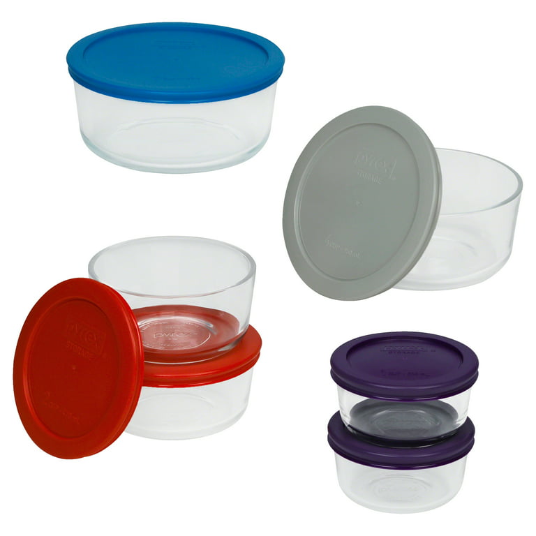 Pyrex Simply Store® 12-piece Glass Storage Set with Assorted Color