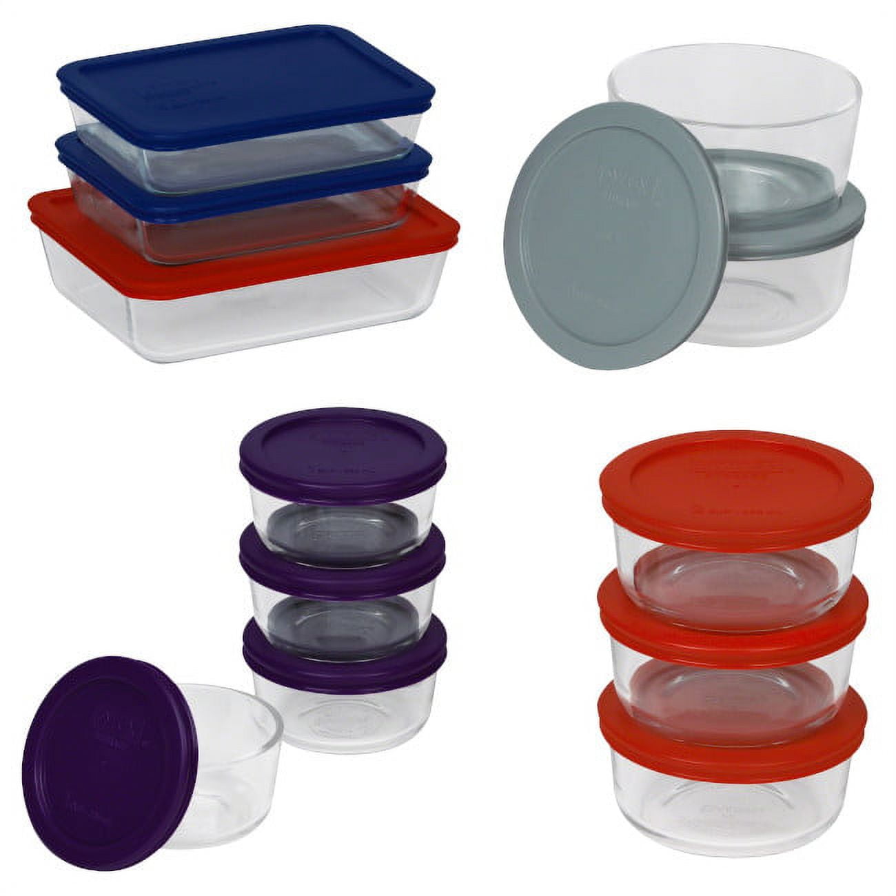 Pyrex Simply Store Glass Bakeware Set, 24 Piece