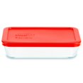 Pyrex Simply Store Glass Food Storage Container, Snug Fit NonToxic