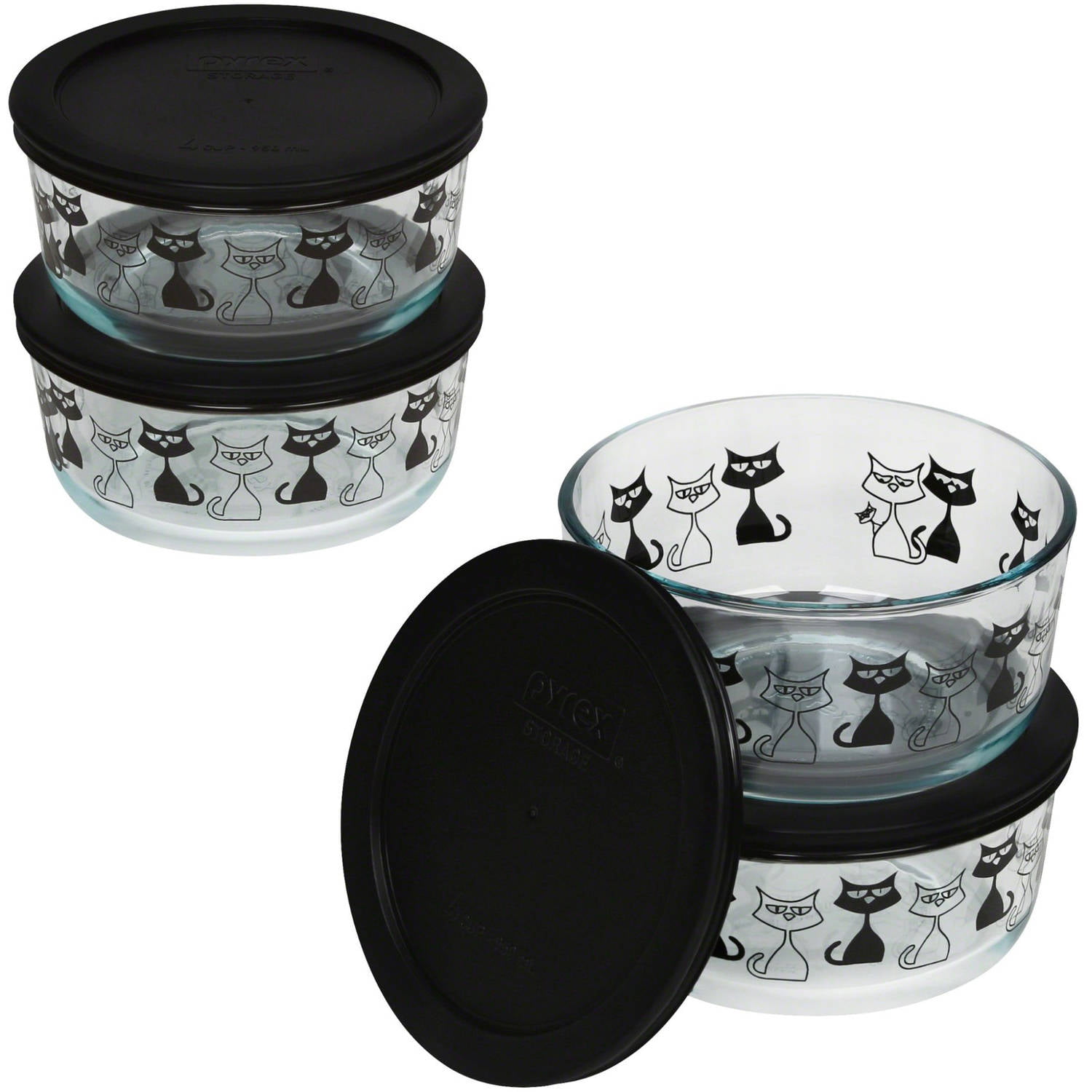 Tupperware New Black Halloween Nesting Containers With Lids 6 Piece