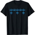 thumbnail image 1 of Pyrex Snowflake Garland Pattern T-Shirt, 1 of 5