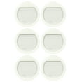 thumbnail image 1 of Pyrex Ultimate OV-7402 Round Glass with White Silicone Storage Lid Cover (6-Pack), 1 of 2