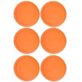 thumbnail image 1 of Pyrex and Anchor Round Glass Container Lids - Orange, 2-Cup (6PK) - Lids for Pyrex and Anchor Containers, 1 of 4