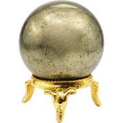 Pyrite Crystal Ball Sphere 1.5 Inches