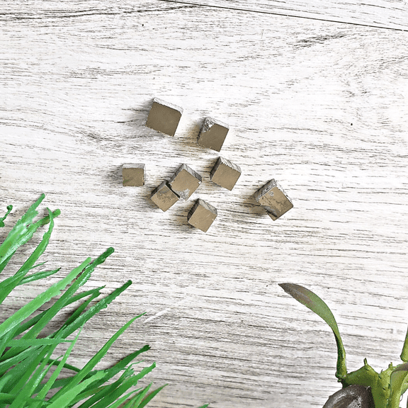 Pyrite Cubes 5cm - 1cm