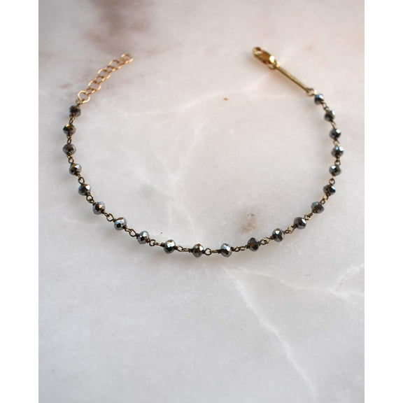 Pyrite Multi Wrap Bracelet