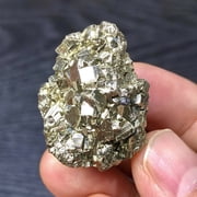 Pyrite Rough Stone Specimen Mineral Crystal Display Raw Rock Energy Stone Gift Approx 100 Grams Includes 2 Pieces