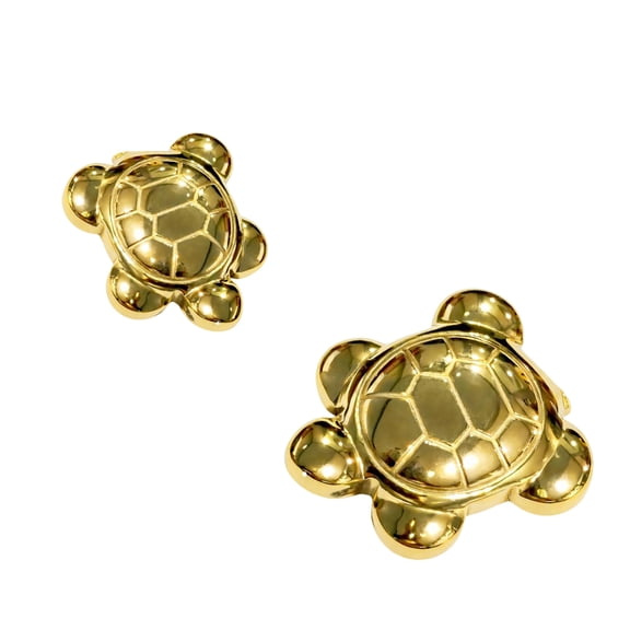 Pyrite Turtle Figurine Feng Shui Tortoise Crystal Decor, Hand-Carved Feng Shui Golden Tortoise (Kachua) for Wealth Protection , Small Mineral Stone Turtle Decoration for Home Office