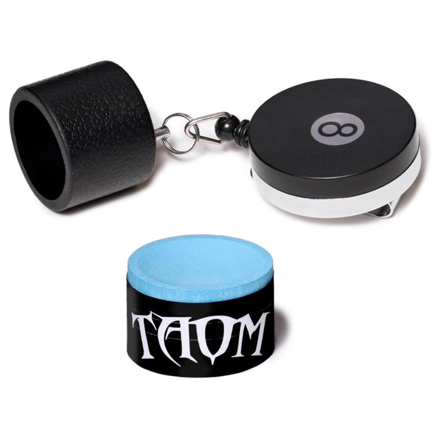 Pyro Billiard Pool Cue Premium Chalk Blue with Retractable Chalk