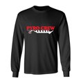 thumbnail image 1 of Pyro Crew Sarcastic Humor Novelty Men's Long Sleeve Shirts, 1 of 3