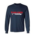 thumbnail image 1 of Pyro Crew Sarcastic Humor Novelty Men's Long Sleeve Shirts, 1 of 3