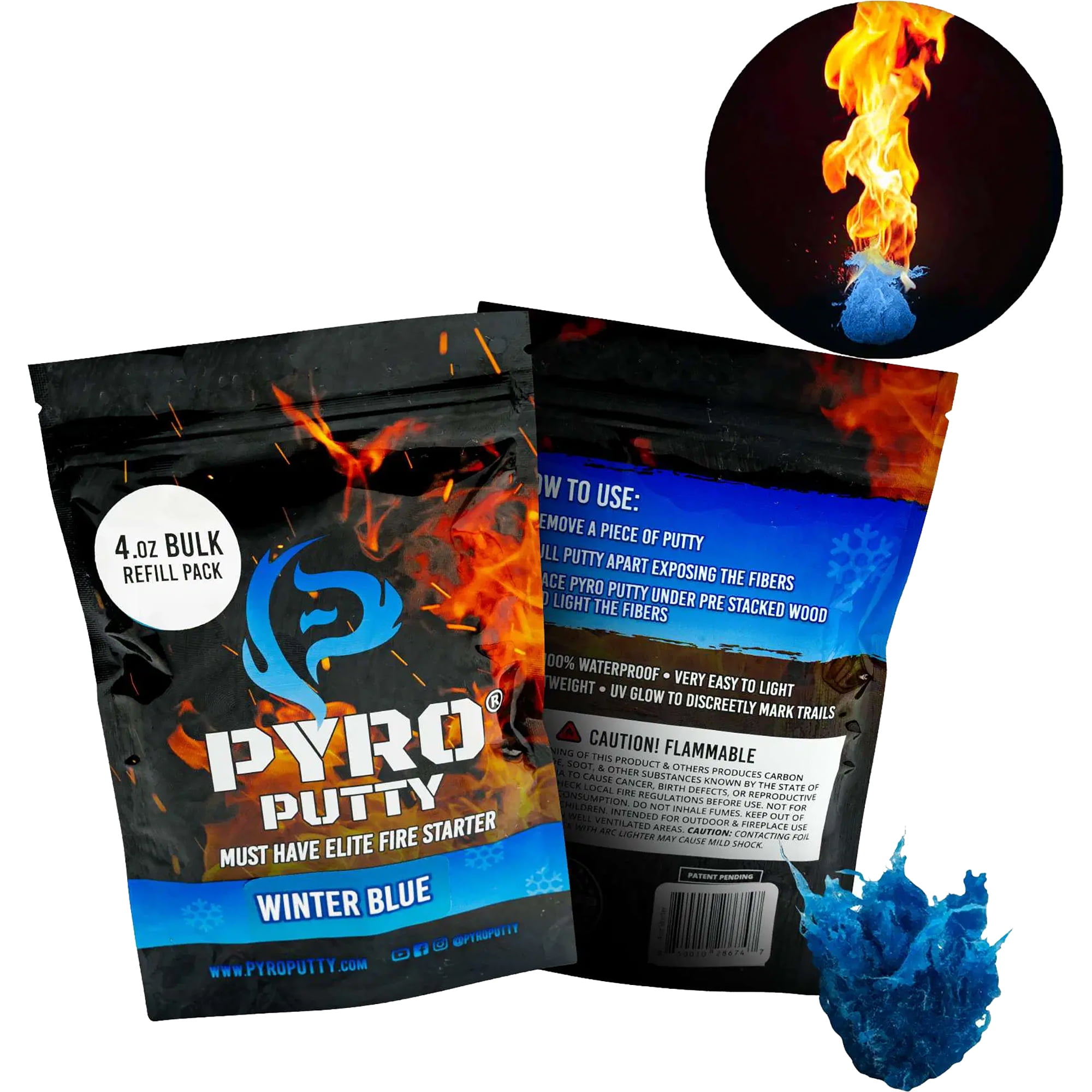 Pyro Putty - Winter Blend - 4 oz. Resealable Bag