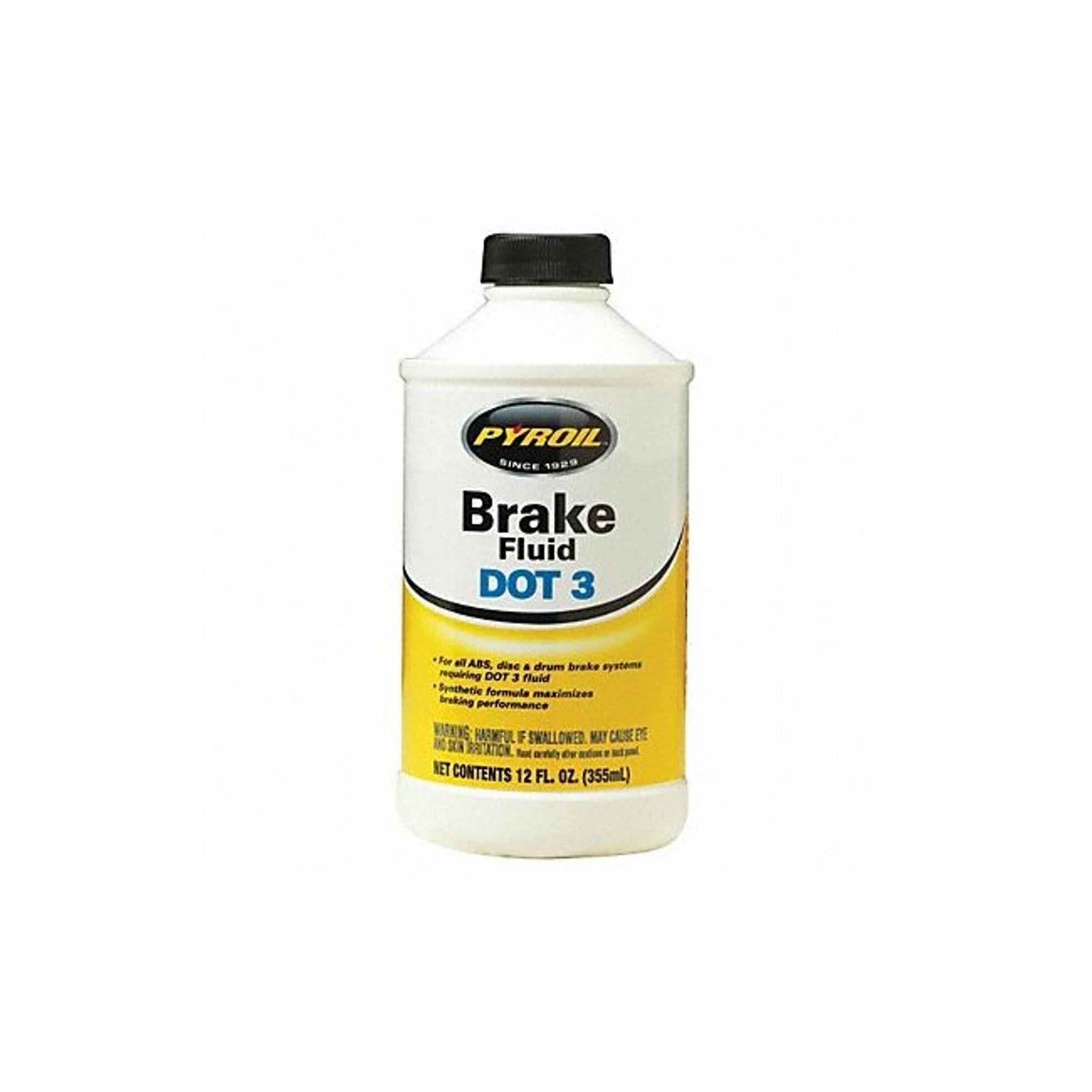 Pyroil Brake Fluid,12 Oz,Dot 3 PYBF12