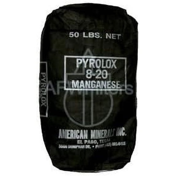 Pyrolox filter media 1/2 cu. ft. bag iron & sulfur media