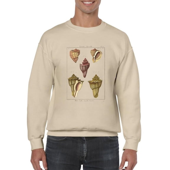 Pyrule Shells Sweatshirt Men -Denis Diderot Designs, Male x-Large