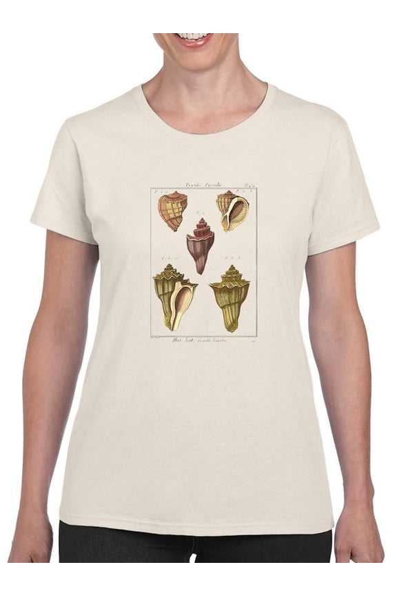 Pyrule Shells T-Shirt Women -Denis Diderot Designs, Female Medium