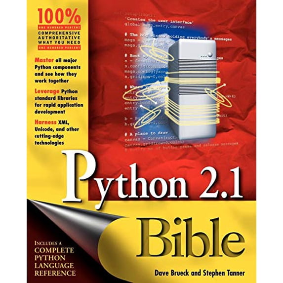 Pre-Owned Python 2.1 Bible (Paperback) 0764548077 9780764548079