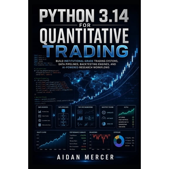 Python 3.14 for Quantitative Trading: Build Institutional-Grade Trading Systems, Data Pipelines, Backtesting Engines, an, (Paperback)