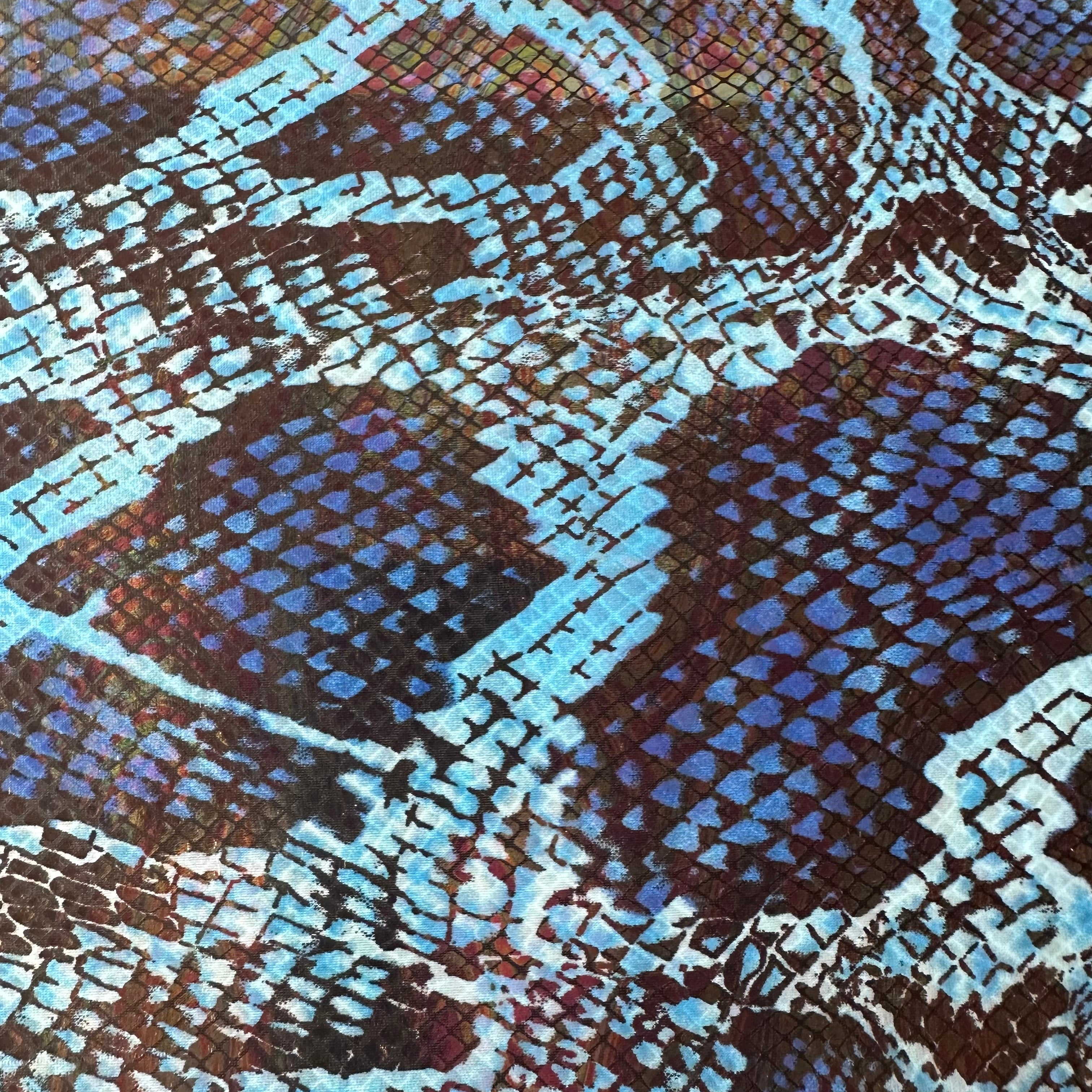 Python 4 way Stretch Polyester Spandex Tricot Illusion Fabric | Spandex ...