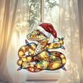 thumbnail image 1 of Python Acrylic Suncatcher Window Hanging, Python Ornaments, Python Decor, Python Gifts For Women Men, Python Sun Catcher, 1 of 5