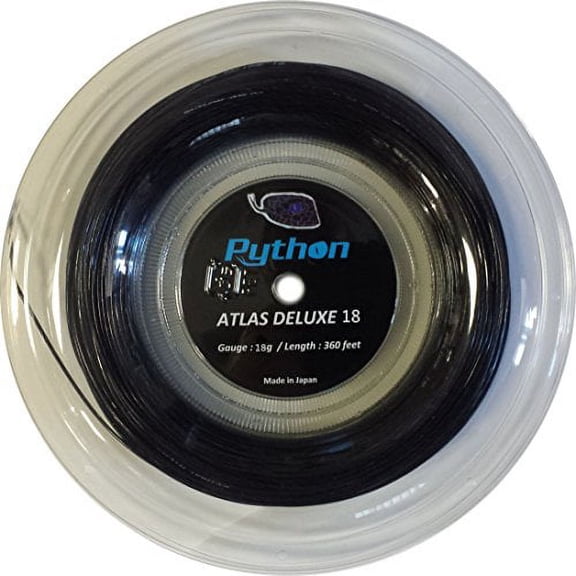 Python Atlas Deluxe Racquetball String Reel (Black, 18g) (360 ft.)