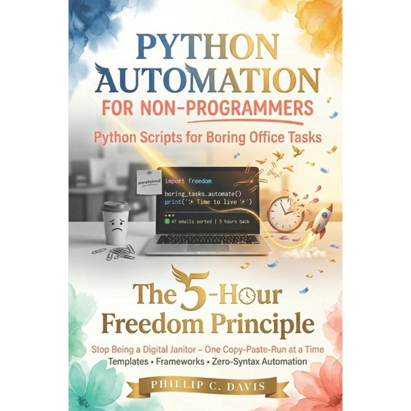 Python Automation for Non-Programmers: Python Scripts for Boring Office Tasks. The 5-Hour Freedom Principle Stop Being a, (Paperback)