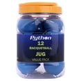 Python Blue Racquetballs (Value Pack - 12 Ball Jug/Standard Color w ...