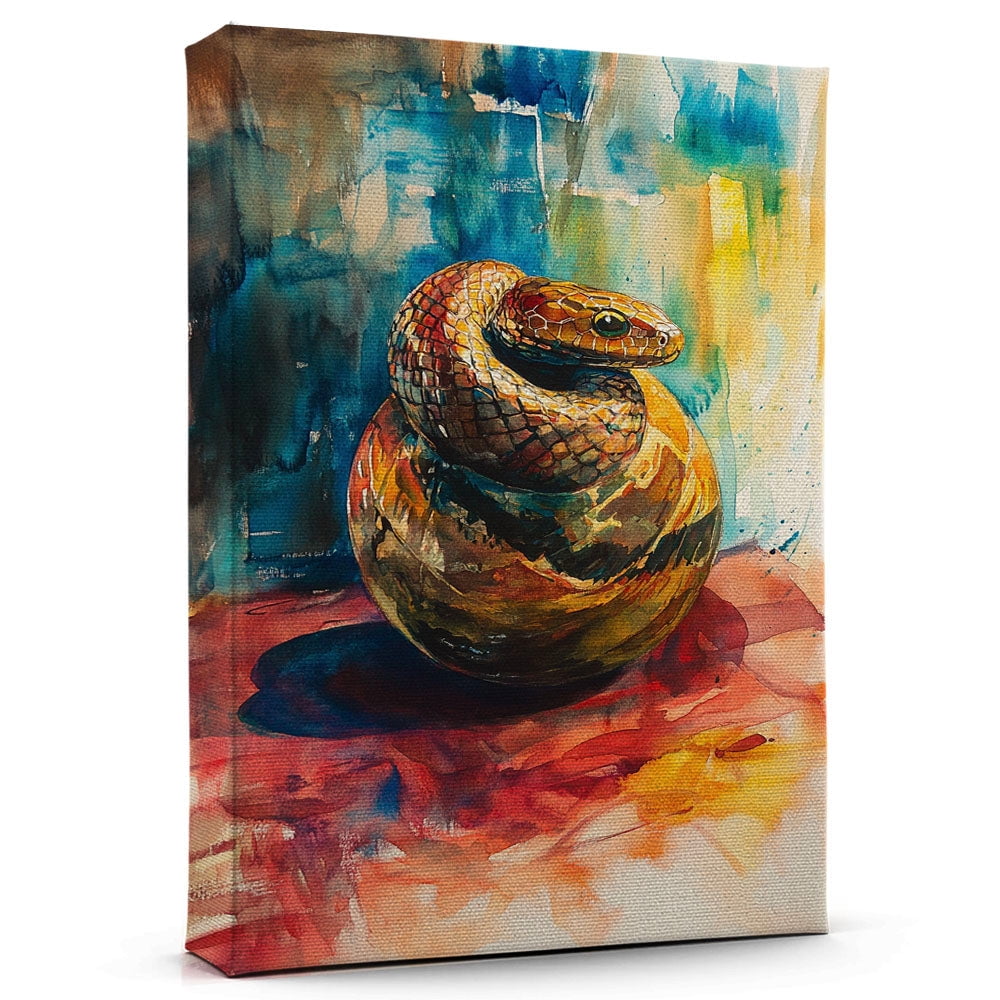 Python Brown Ball Pictures Wall Decor - Colorful Python Brown Ball ...