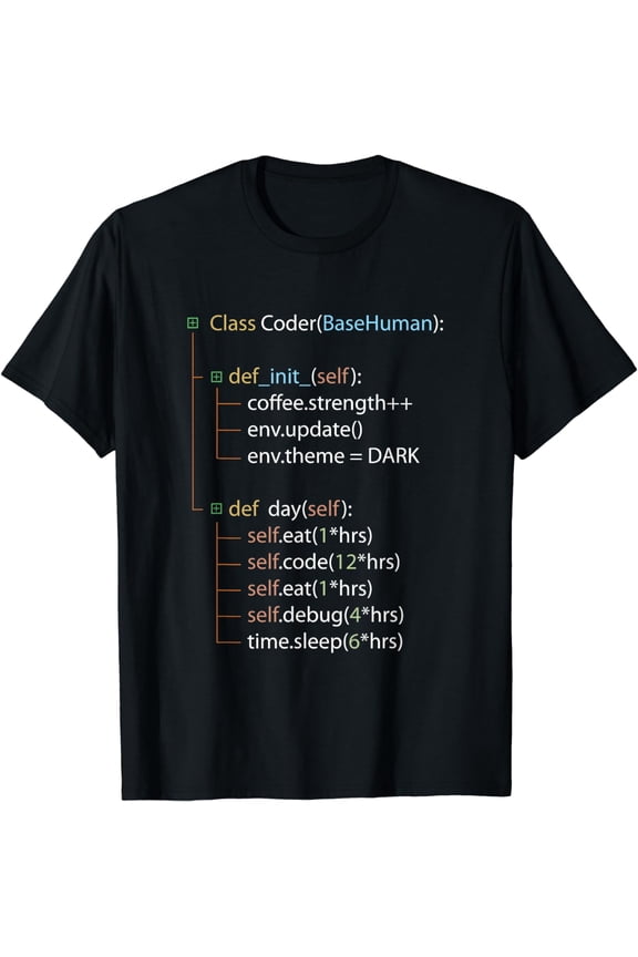 Python Coding Funny Gift For Programming Code Enthusiasts T-Shirt