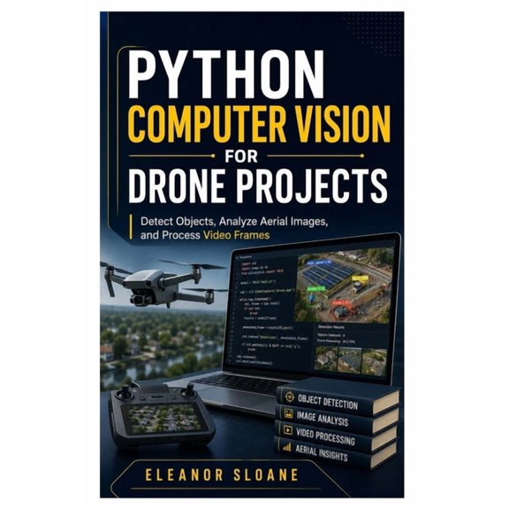 Python Computer Vision for Drone Projects: Detect Objects, Analyze Aerial Images, and Process Video Frames, (Paperback)