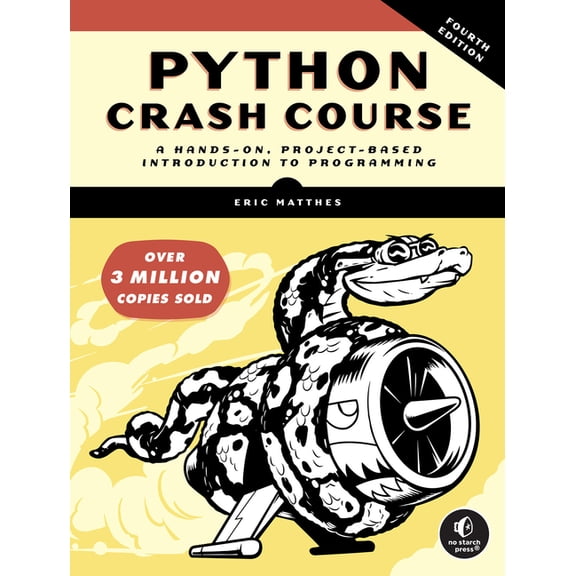 Python Crash Course, 4th Edition, (Paperback)