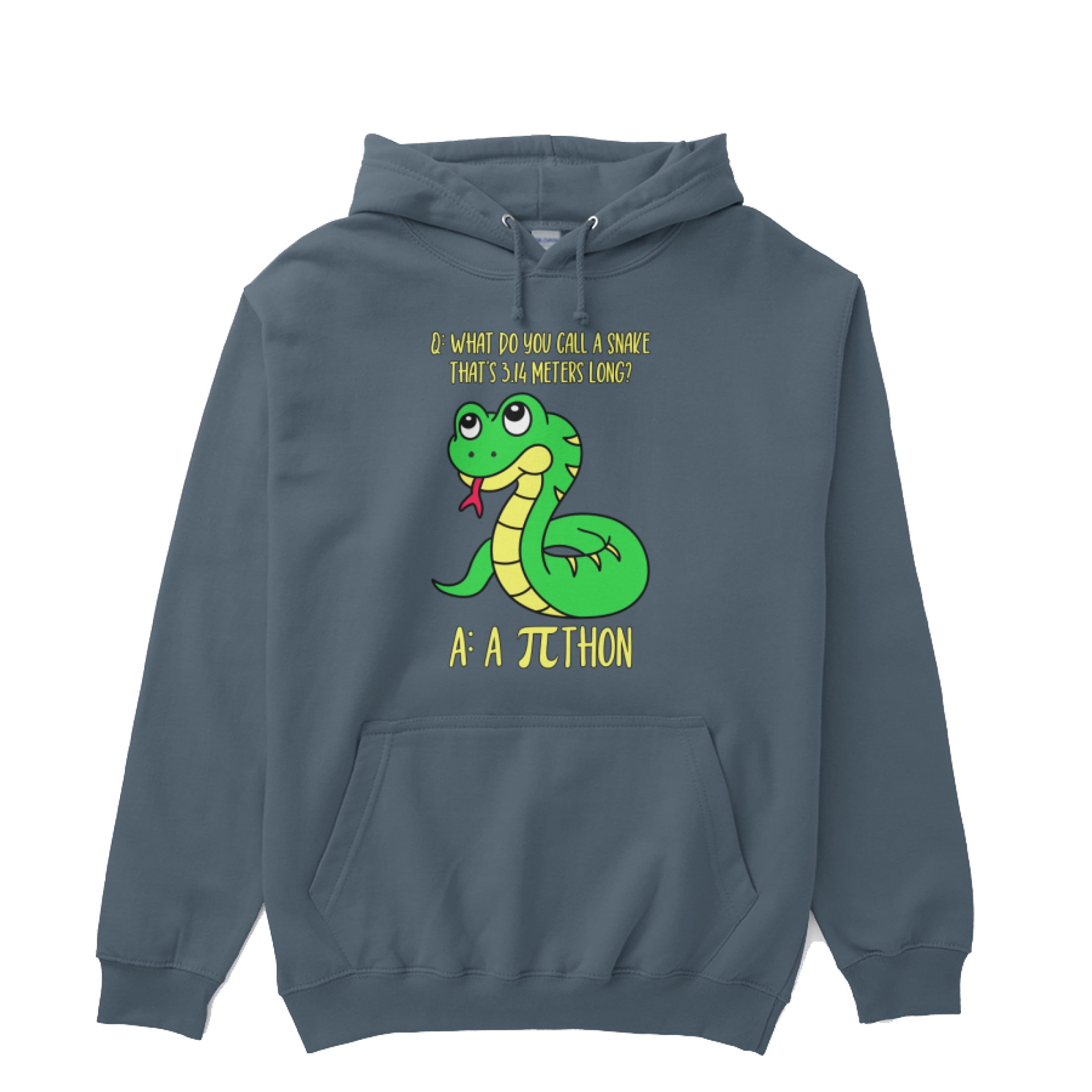 Python Funny Pithon Pi Symbol Joke 3.14 Meters Long Snake Clever Humor ...