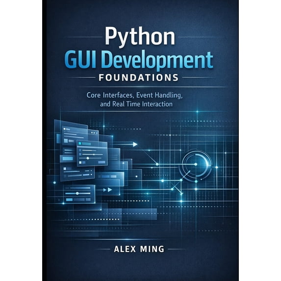 Python GUI Interactive Development Python GUI Development Foundations: Core Interfaces, Event Handling, and Real Time Interaction, Book 1, (Paperback)