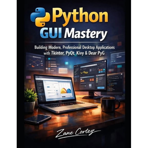 Python GUI Mastery: : Building Modern, Professional Desktop Applications with Tkinter, PyQt, Kivy & Dear Py, (Paperback)