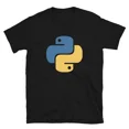 thumbnail image 1 of Python Logo T-Shirt engineers software developers coder gift tee | eBay, 1 of 2
