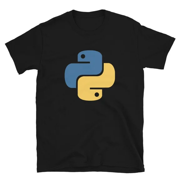 Python Logo T-Shirt engineers software developers coder gift tee | eBay