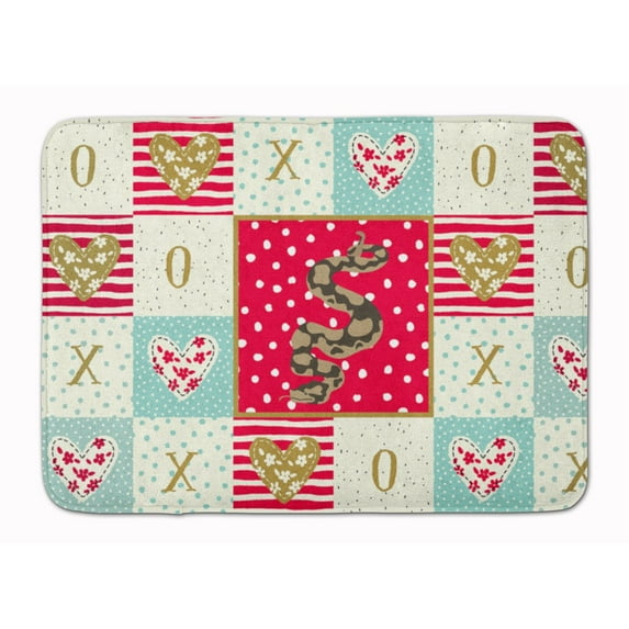 Python Machine Washable Memory Foam Mat Red