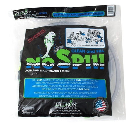 Python No Spill Clean & Fill Gravel Cleaner [Aquarium, Gravel Vacs] 25' Kit