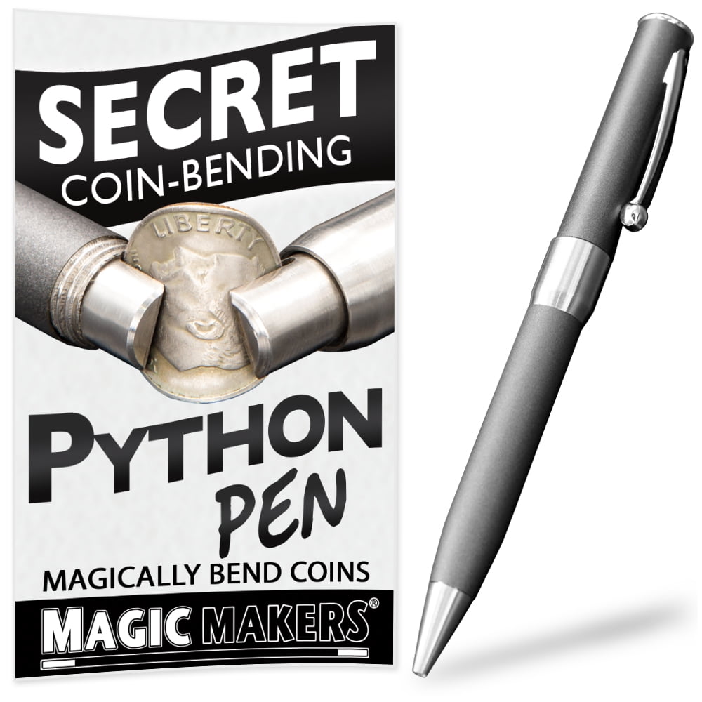 Magic Makers Python Pen - Coin Bending Magic Trick - Walmart.com