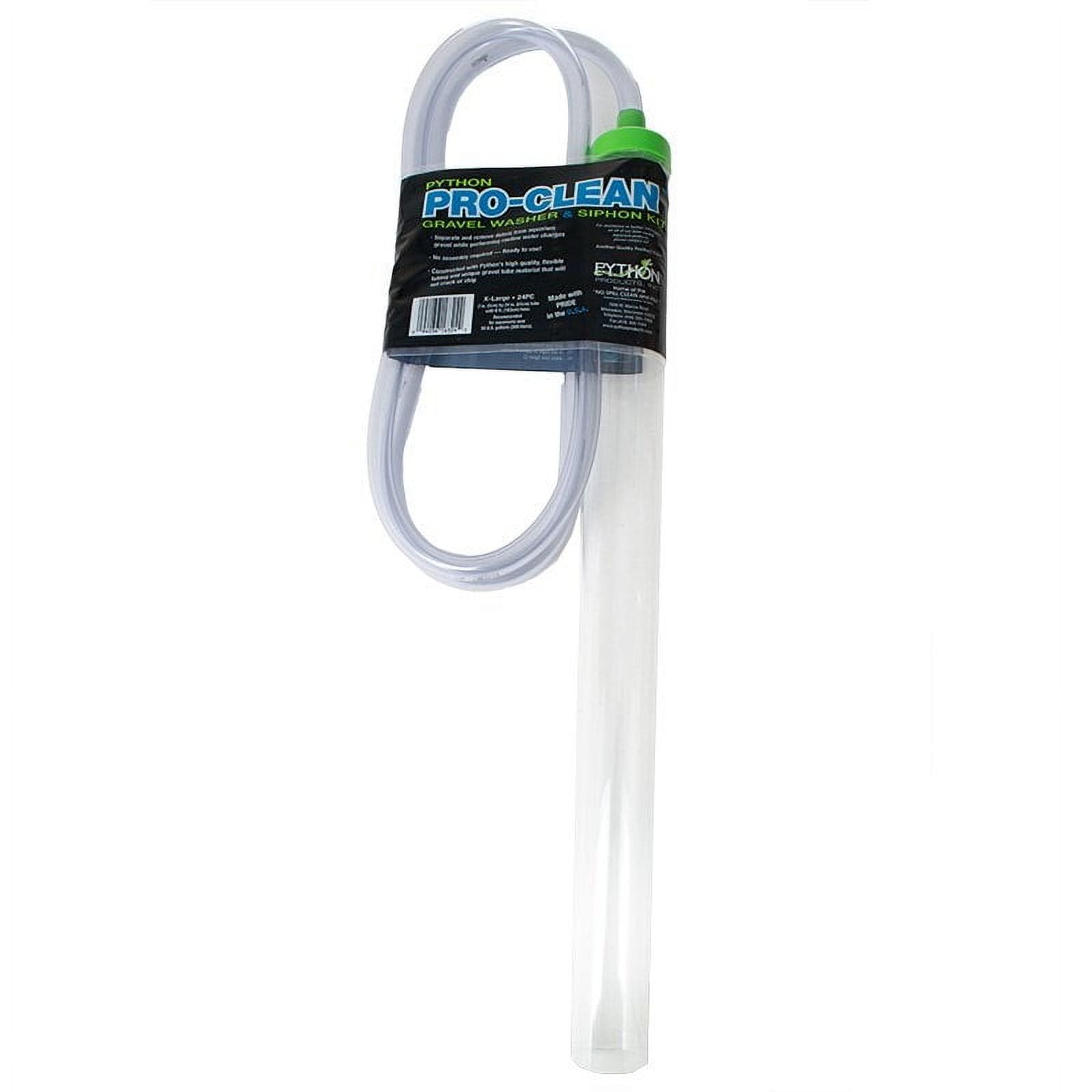 X-Large Clear Plastic Aquarium Gravel Washer and Siphon Kit