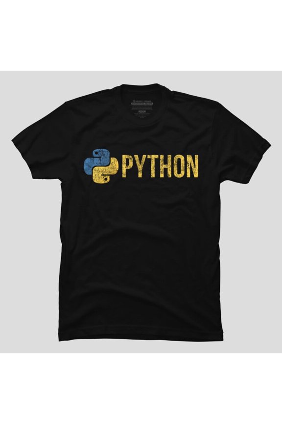 Python Programmer Retro Vintage Coding Geek Developer H47437 Unisex T-Shirt, Up to 5XL Available