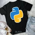thumbnail image 1 of Python Programming Language, Software, Code, and Computer Science New Unisex T-Shirt, 1 of 2