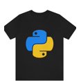 thumbnail image 1 of Python Programming Language T-Shirt , Coder T-Shirt | Coding Shirt ,Software Engineer Tee ,Programming Tee ,Python shirt, 1 of 2