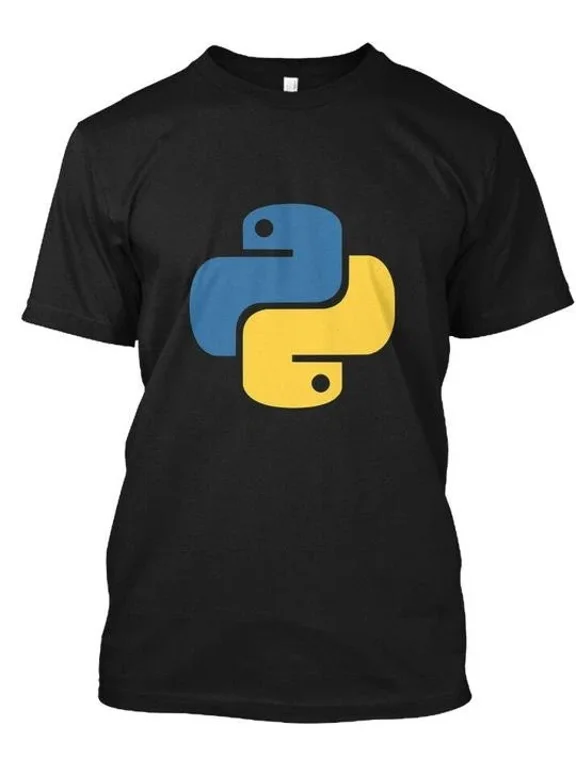 Python Programming Language T-Shirt Made in the USA Size S to 5XL