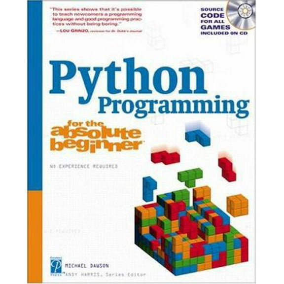 Pre-Owned Python Programming for the Absolute Beginner (Paperback) 1592000738 9781592000739