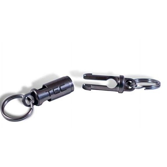 Python-QR Titanium Quick Release Keychain Clip